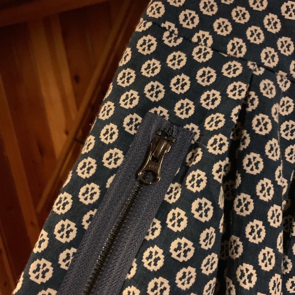 Anthro Maeve Pleated Skirt with Zippers - Picture 4 of 4